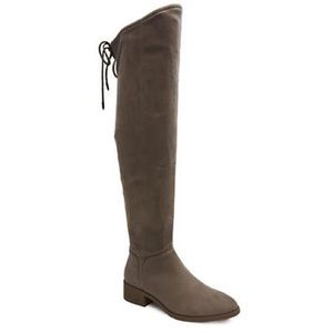 Lexi & Abbie Cherry Brown Knee High Boots - 6.5